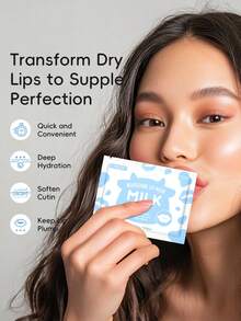 7Pcs Nourishing LAIKOU Milk Skincare Set, Brightening Travel Sleep Facial Mask Hand Cream Moisturizing Essence Mud Mask Anti-Wrinkle Serum Fade Lip Lines Lip Mask Lightening Dark Circles Eye Mask Self Care Makeup Skin Care Spa Gifts - Blue - View 10