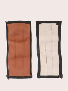 1 套黑色/棕色 PU 皮革婴儿车车把套，可拆卸防滑保护手柄，防流口水/防咬，可清洗且耐用，通用（包含 2 个 5.9 英寸 * 3.9 英寸套） - 彩色 - 查看 12