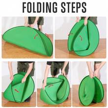 Portable Green Screen Chair, 28.4 In Greenscreen Backdrop With Stand Double Sided Foldable Green Background, For Photography Streaming Gaming Photo Zoom Video Chats And Meeting, Backdrop Video Calls, Photo Props - 75cm - View 8