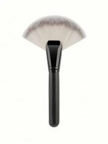 RANCAI 1支大号扇形伞形刷 扁平高光腮红刷 残留粉 散粉 大号面部刷 提亮化妆刷 - 彩色 - 查看 8