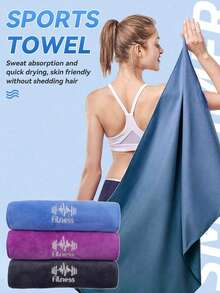 A Fitness Sports Towel, A Multifunctional Quick-Drying Towel, A Gym Equipment Sweat-Absorbing Pad, A Fitness Sweat-Wiping Towel,For Running, Fitness, Outdoor Hiking, Camping, Travel, Etc.