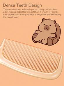 1pc/2pcs Hair Comb, Anti-Static And Detangling, Fluffy Style, Suitable For Both Men And Women, Wet And Dry Use, Scalp Massage, Hair Brush, Portable, Easy To Clean, Suitable For Daily Use And As A Holiday Gift - Multicolor - View 3