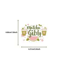 50 件 Matcha Girl 贴纸乙烯基贴纸剪贴簿、日记本、笔记本电脑、保险杠、滑板、水瓶、电脑、手机、卡通、安全帽、汽车贴纸和贴花 - 彩色 - 查看 2