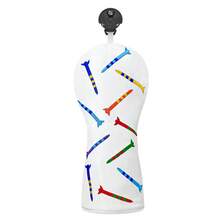 1个经典俏皮指甲边PU高尔夫球杆头套 - 优质耐用材料 | 适合年轻潮流人士和家庭高尔夫球手 - 白色 - 查看 10