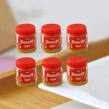 6 piezas Mini casa de juguete, modelo realista de mantequilla de maní, juguetes decorativos, adecuado para accesorios de muñecas, modelos de juguete, decoración del hogar - multicolor - Ver 14