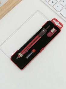 1 قطعة، طقم 3 قطع بوصلة ملونة، بوصلة من سبيكة الألومنيوم الملونة للطلاب للرسم والتصميم والتخطيط، طقم 3 قطع