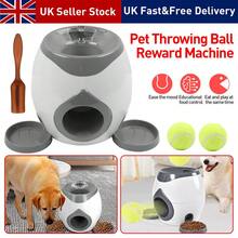 Pet Ball Food Feeder Dog Feeding Machine Tennis Automatic Rewarder Interactive - Grey Ball Thrower set(Latest model) - View 1