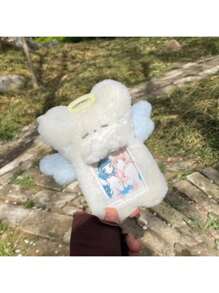 1 breloc drăguț cu rață, suport pentru card de identitate cu rață de pluș, husă de protecție pentru album foto instantaneu de 3 inci, rechizite școlare, înapoi la școală