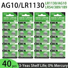 AG10 LR1130 SR1130 1.5V Alkaline Button Cell Battery 10-50PCS High Capacity Replacement For LR54 Watches Calculators Laser Pointers Toys Key Fobs Medical Devices Long Lasting Power