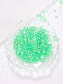 2MM-6MM, 5 Sizes Mix, 2000pcs/Pack, Non-HotFix, Multi Colors, Glue On Round Flatback Crystal Rhinestones Gems Jewelry Beads DIY Diamond Design Accessories Glitter Decal Decorations For Phone Cover,Clothes,Bag,Shoes, Handicraft Products.
