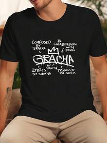 3RACHA Kpop Inspired Trio Graphic Tee, Unisex Tee Shirt For Men& Women - màu đen - Xem 4