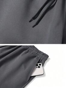 Quần cargo nam nhẹ, kiểu dáng thường ngày, quần thể thao ngoài trời thời trang, thích hợp cho mùa xuân/thu. - Xám - Xem 5