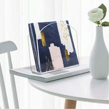 1 件透明餐巾架，优雅的 U 型亚克力餐巾分配器设计，适用于餐桌、厨房餐桌、酒吧、宴会、餐厅、独立式餐巾架 - 彩色 - 查看 7