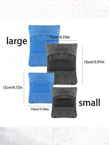 Sand Remover, Sand Removal Bag, Powder Bag Sand Brush, Suitable For Beach Vacation Camping Essentials (Talcum Powder Not Included) - Multicolor - View 2