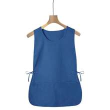 4 件男女通用无袖围裙，带 2 个口袋，防水防污，适用于厨房、家庭清洁、居家、沙龙、烹饪、烘焙 - 彩色 - 查看 10