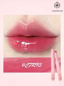 CHEERFLOR Son môi dạng thạch bóng, nhẹ và trong suốt, giữ màu, dưỡng ẩm, với chiết xuất thực vật, với axit hyaluronic & dầu hạt Kunioli & dầu hạt hoa hồ trắng, son bóng Diamond Lip Plumper, trang điểm hàng ngày, - CFR913 - Xem 3