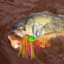 20g Fishing Lure, Hard Metal Spinner Lure Set, Suitable For Bass, Trout, Salmon, Freshwater & Saltwater, 5 Colors Tassel Beard Alloy Lure