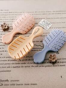 1pc Customized Name Children Hair Accessory Comb, Personalized Girl Hair Decor Hair Brush, Customized Name Friend Gift Family Gift Girl Mother Teacher Gift, Hair Brush, Hair Comb - Multicolor - View 5