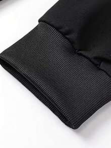 Chándal de hombre: pantalón de color liso y traje de manga larga, rayas,2 conjuntos de trajes deportivos para hombres, ropa de guardia y pantalones para hombres, ropa deportiva recreativa, ropa de otoño - Azul Marino - Ver 8