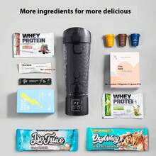 Electric Protein Shaker Bottle, Blender For Protein Powder, One-Touch Mixing, Leak-Proof & Portable, Powerful 10-Second Fast Dissolution No Clumping, LCD Level Adjustment + Detachable All-In-One Body, Fitness & Coffee 2-In-1, 700ml Large Capacity, USB Rechargeable (1300mAh) High-Capacity Lithium Battery, Essential For Outdoor Fitness