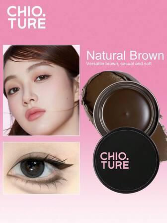 CHIOTURE Smooth Eyeliner Cream Richly Pigmented, Shapes In One Stroke, Waterproof Smudge-Proof And Non-Smudgy Long-Lasting Without Fading, Eyeliner Gel, Effortlessly Enlarges The Eyes