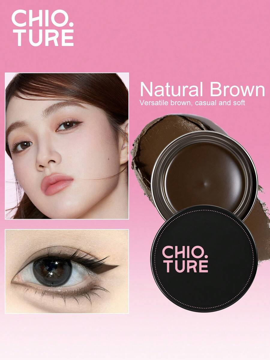 CHIOTURE Smooth Eyeliner Cream Richly Pigmented, Shapes In One Stroke, Waterproof Smudge-Proof And Non-Smudgy Long-Lasting Without Fading, Eyeliner Gel, Effortlessly Enlarges The Eyes