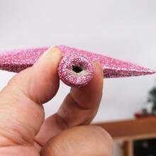 4pcs Cute Christmas Tree Topper Star Ornaments, Colors: Pink, Gold, Silver, Red - Pink Christmas Tree Top Five-pointed Star - View 6