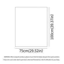 1 Stück Baby Decke für Jungen und Mädchen, weiche Plüsch Minky Decke mit doppelter Lage gepunktetem Rücken für Kleinkinder, mehrfarbig Muster 30 x 40 Zoll (75 x 100 cm)