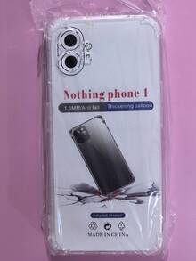1 件透明手机壳适用于 Moto、OnePlus、Nothing 系列，简约纯色手机保护套，轻巧防摔 TPU 外壳（军用级防摔保护）防水防震防刮 - 無色 - 查看 79