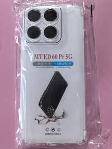 1 件透明手机壳适用于 Moto、OnePlus、Nothing 系列，简约纯色手机保护套，轻巧防摔 TPU 外壳（军用级防摔保护）防水防震防刮 - 無色 - 查看 125