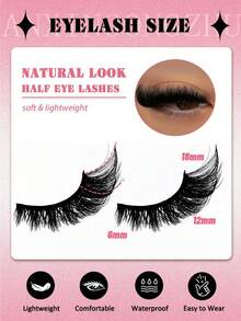 14 Pairs Of Large, Thick, And Slender Artificial Eyelashes - Multi-Pack For A Dramatic Look, Hypoallergenic, Reusable False Eyelashes For Bold Women - 濃密款 - 查看 3