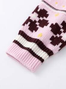 Annil Children's Clothing For Girls, Girls, Boys, Boys, Adults, Teenagers, Round-Neck Long-Sleeved Knitted Sweaters, Fair Island Jacquard Fashionable Loose Sweaters For Winter