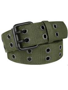 新款男士透气尼龙面料腰带，户外运动腰带，针扣裤带，休闲、商务、男友、丈夫、父亲、男士礼物，日常穿着，时尚，青少年，户外，度假，运动，旅行，街头，波西米亚风，复古秋季，万圣节秋冬配饰，适合青少年、青年、男士，休闲，户外，运动，度假，毕业礼物，生日礼物，日常穿着 - 多色 - 查看 10