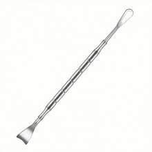 Stainless Steel Double Ended Blackhead Remover Tool - Hypoallergenic Extractor And Nose Cleaner, Ergonomic Portable Skin Care Device, Glossy Metal Surface, No Electricity Required Suitable For All Light Beige Types, Durable Light Beige Care Accessories, Glossy Metal Design, Hypoallergenic Design - 不銹鋼祛痘針 - 查看 10