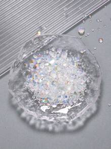 2MM-6MM, 5 Sizes Mix, 2000pcs/Pack, Non-HotFix, Multi Colors, Glue On Round Flatback Crystal Rhinestones Gems Jewelry Beads DIY Diamond Design Accessories Glitter Decal Decorations For Phone Cover,Clothes,Bag,Shoes, Handicraft Products.