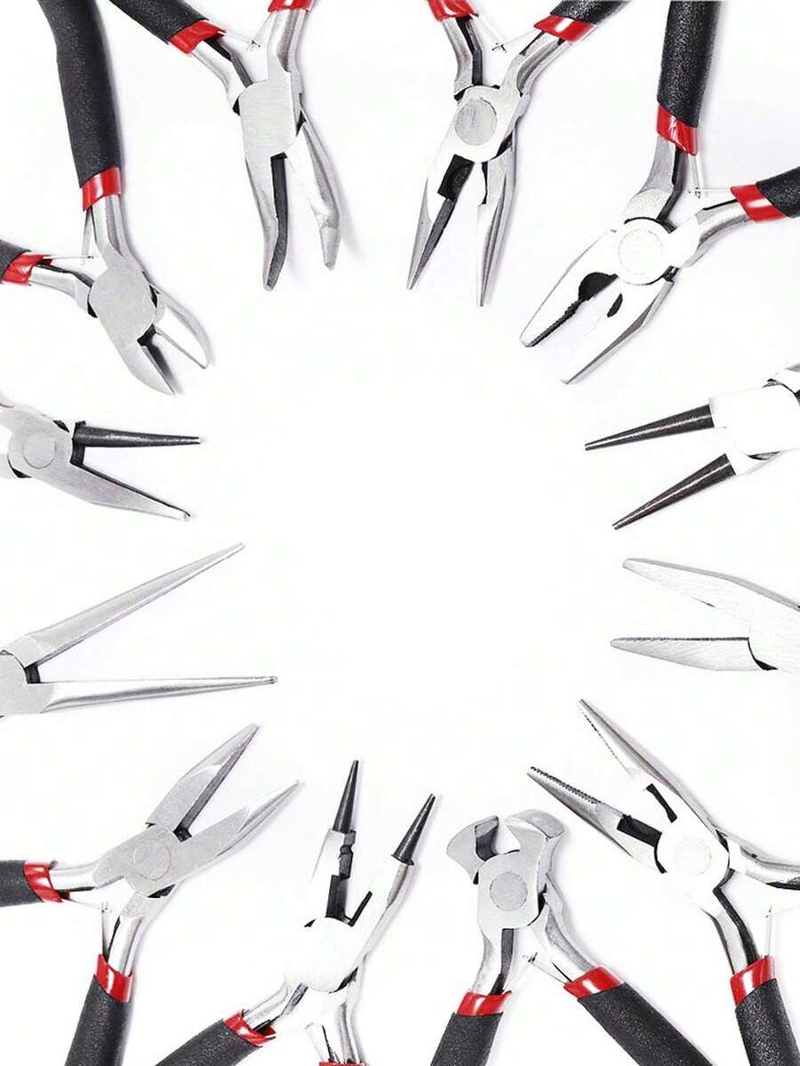 1 件手工钳子套装 - 尖嘴钳、弯嘴钳、圆嘴钳、珠宝制作 DIY 工具 - 鉗子 - 查看 1