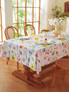 Rectangle PVC Waterproof Lemon Tablecloth, Spring Summer Tablecloth Stain-Resistant Wipeable Wrinkle-Free Table Cover For Indoor/Outdoor, Picnic, BBQ, Dining, Party - Multicolor - View 5