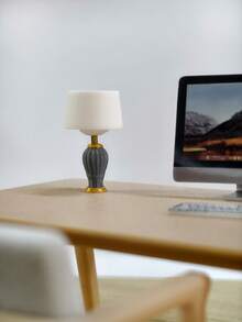 1 pièce Lampe de maison de poupée miniature : Modèle de lampe miniature réaliste, décoration de maison, modèle de lampe de chevet, modèle de décoration de bureau pour étude, chambre à coucher, bureau - Multicolore - Voir 16