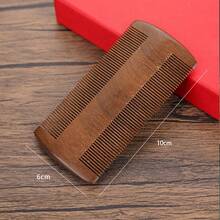 NEFOUME Natürlicher Sandelholz Massagekamm | Antistatisch | Kammzähne Massage + Gua Sha Schaben | Simulierte Doppelfinger-Augenmassage | Ergonomischer rutschfester Griff | Geeignet für Kopf, Nacken, Schulter, Beine und mehr Bereiche, Haare, Haarpflege, Schule, Rückkehr zur Schule, Reisen, Reiseaccessoires, Haushaltsartikel, Spa, Massagetool, Massage, Massagegerät, Spa - Braun - Übersicht 17