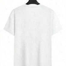 Overlord Anime Albedo T Shirts For Guys O-Neck Short Sleeve Ainz Ooal Gown Momonga T-Shirt Regular Men Hip-Hop Tee Shirt2 - trắng - Xem 2