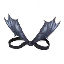 1pc Halloween Pet Bat Wings Decoration, Black,Halloween Dog Bat Wings Decoration Pet Funny Costume Dog Holiday Cosplay Props Halloween Halloween Costumes