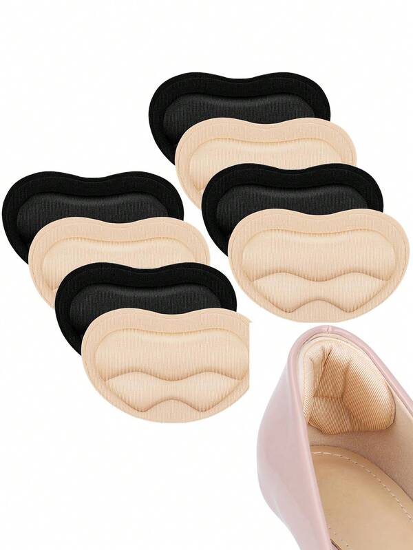 1/3pairs Heel Cushion Pads, Heel Grips For Shoes, Heel Pads For Shoes Too Big, Anti-Slip Heel Insoles Protectors To Prevent Heel Slipping Out Rubbing For Ladies Women Men, Black Nude, Metatarsal Pads Women | Heel Inserts For Women