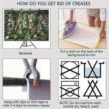 1 幅常春藤和石墙横幅 - 郁郁葱葱、充满活力的绿色常春藤攀爬石墙设计，耐用的聚酯纤维背景适合生日派对，多种尺寸适合户外庆祝活动和花园装饰，无需电源，户外装饰。充满活力的绿色背景，易于组装的背景横幅 - 綠色 - 查看 9