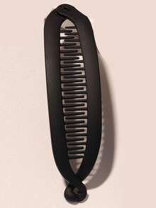 2个/套 哑光大号纯色香蕉发夹 发饰，爪夹，发爪，发卡，发夹，发卡，头部饰品，发夹 - 彩色 - 查看 7