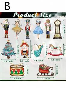 24 Stück Weihnachts-Wichtel Holz-Hängeornamente mit Schnüren, Holz-Hängedekoration für Weihnachtsbaum, Wichtel-Weihnachtsmann-Puppe Holz-Hängebasteleien, Wichtel-Elf Party-Zubehör