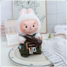 (仅服装) 第一代和第二代娃娃服装 17 厘米服装配件、酷炫背带裤、裤子、帽子