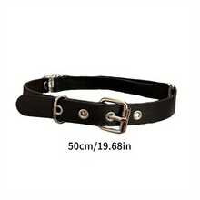 Women's Adjustable Punk Leg Cuff - Black Faux Leather Feel, Fashionable Thigh Chain Suitable Dresses, Pants, Daily Wear - Gothic Style Party, Wedding Accessories - Easy-To-Wear Adjustable - 1 - 查看 5