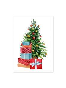 1/3pcs Christmas Tree Lovely Elk Vivid Posters And High-Definition Printed For Living Room Bedroom Home Decor Wall Art Minimalist Aesthetics Print Canvas Painting For Bedroom Modern Home Decor Christmas Decorations Room Decor - Multicolor - View 23