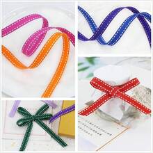 3/8 White Jump Point Grosgrain Ribbons, Perfect For Gift Wrapping Crafts Party Wedding Birthday Decoratio, DIY Crafts Bow Hair Headband Accessories Assorted Ribbon 40yd20x2yd