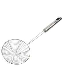 1 Stück Edelstahl Spinnen-Schöpfkelle, langstieliger Metallschaumlöffel zum Frittieren von Lebensmitteln, Pasta und Nudeln, perfekt zum Kochen und Frittieren, langanhaltend Küchenutensil für Pasta und mehr - Verschiedenfarbig - Übersicht 13